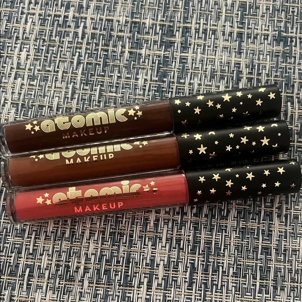 Lip Gloss Trio - Brown, Tan, Pink